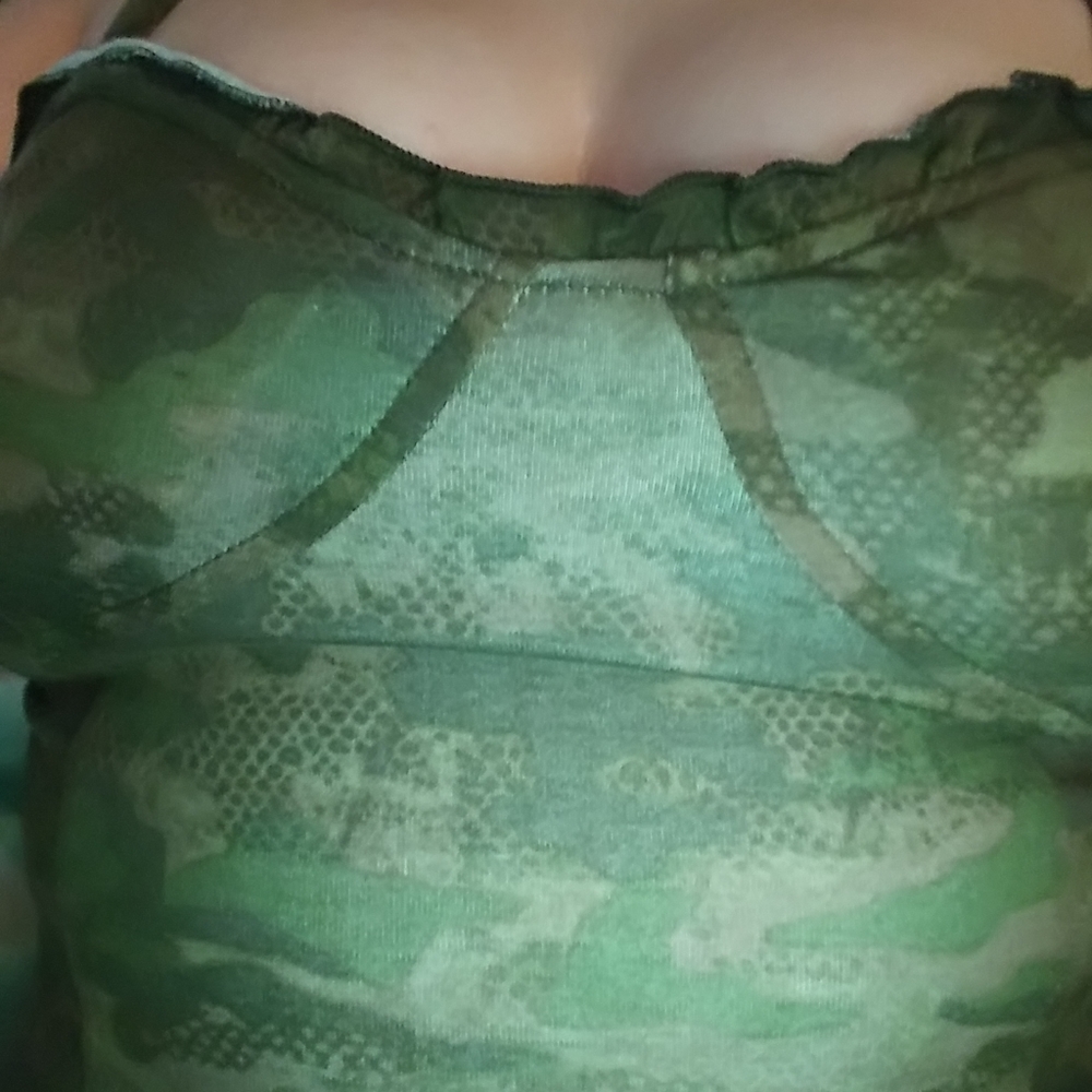 Camo bustier